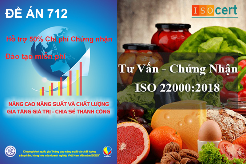 Hỗ trợ Chứng nhận ISO 22000 cho lĩnh vực thực phẩm