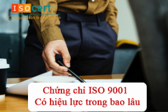 hiệu lực chứng chỉ iso 9001